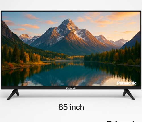 Petasonic-Petasonic 85-Inch 4K UHD Android Smart TV (Android 14, HDR10, WiFi, Bluetooth, DVB-T2/S2, Dolby Audio, Google Play)-image-02